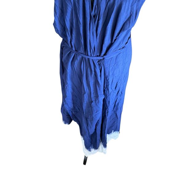 NWT Lane Bryant‎ Womens Dip-Dye Wrap Dress Plus sizes 22 New Navy - Picture 6 of 9